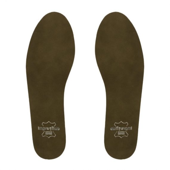 Aqua Green Pure Leather Insoles for Formal Shoes
