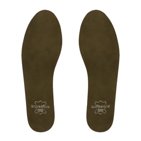 Aqua Green Pure Leather Insoles for Formal Shoes