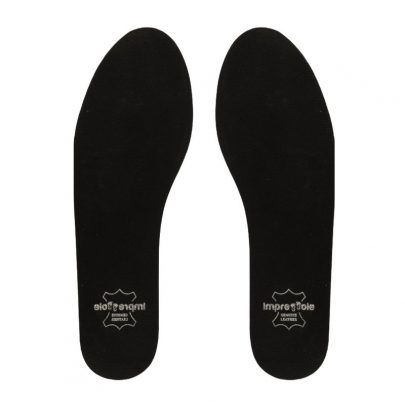 Majestic Black Pure Leather Insoles for Formal Shoes
